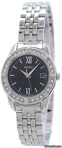 Seiko Dress Quartz Stainless Steel Ladies Watch SXDE45