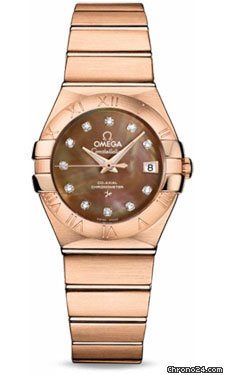 Omega Constellation Chronometer 27 mm Red Gold