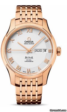 Omega De Ville Annual Calendar Red Gold
