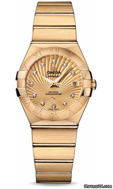 Omega Constellation Chronometer 27 mm Yellow Gold