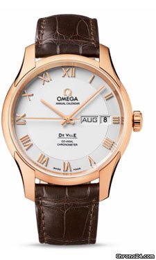 Omega De Ville Annual Calendar Red Gold