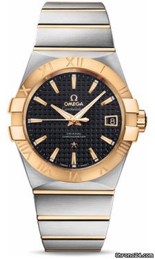 Omega Constellation Chronometer 38 mm Brushed Steel and Yellow Gold