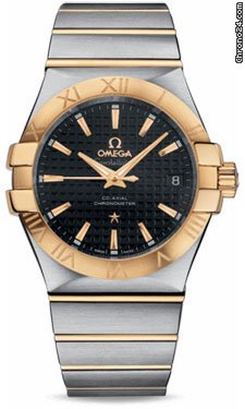Omega Constellation Chronometer 35 mm Brushed Steel and Yellow Gold