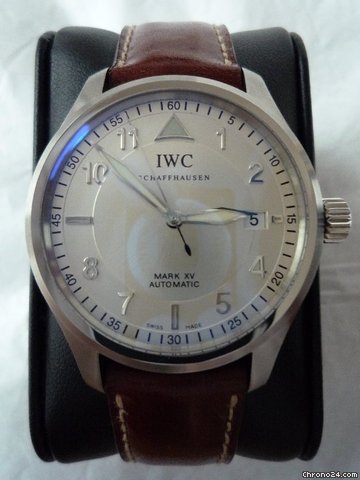 IWC Mark XV Spitfire -- Silver Dial/Brown Strap -- As New