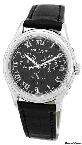 Patek Philippe Gent's Platinum  Ref# 5035P Annual Calendar Strapwatch