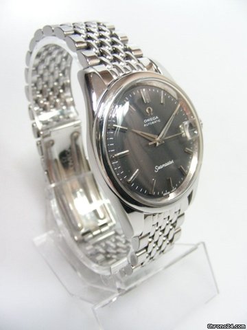 replica Omega Seamaster vintage full steel/complet acier cadran ardoise/grey dial WATCHES 1 