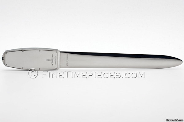 replica Cartier Briefeffner mit Quarzuhr Platin Finish Lim. 2000 Stk. - WATCHES 1 