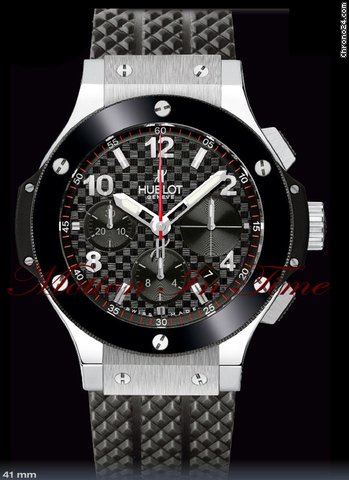 Hublot Big Bang 41mm Stainless Steel & Black Ceramic on Rubber