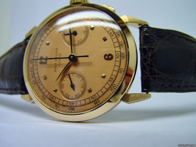 replica Patek Philippe rare Ref. 1579 in Pinkgold with pink Dial WATCHES 1 