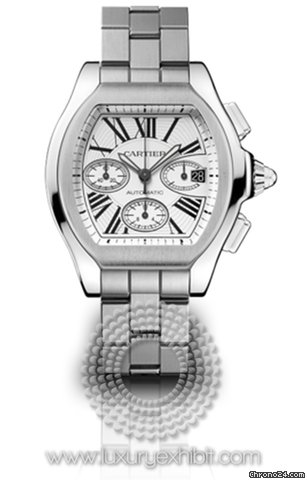 Cartier Roadster Stainless Steel Mens Watch W6206019