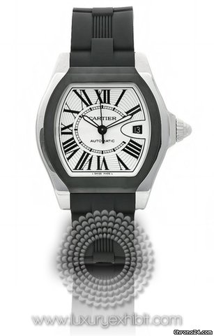 Cartier Roadster Stainless Steel Mens Watch W6206018