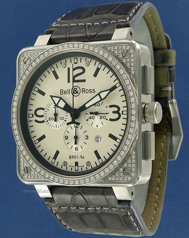 replica Bell & Ross Instrument Chrono Diamonds WATCHES 1 