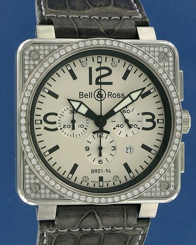 Bell & Ross Instrument Chrono Diamonds