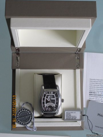 replica Maurice Lacroix Materpiece Jours Retrogrades Tonneau WATCHES 1