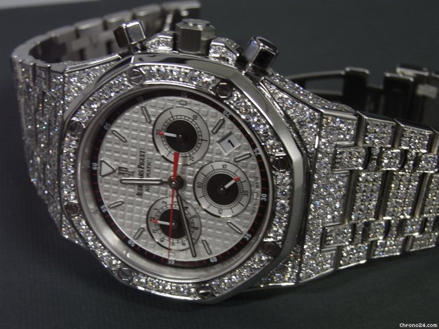 Audemars Piguet Royal Oak Offshore Chronograph Custom Diamond Set Unused