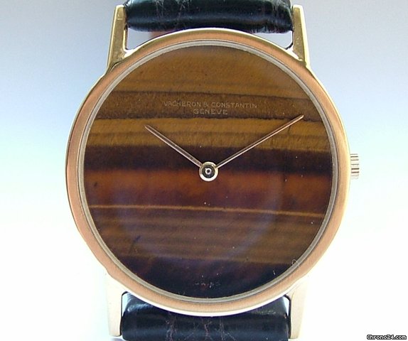 Vacheron Constantin Klassische Handaufzugsuhr - Tigerauge-Blatt - Gold 750