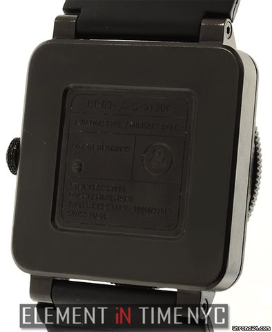 replica Bell & Ross Aviation Carbon 42mm Black Dial Quartz BR 03 B+P WATCHES 1 
