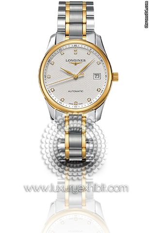 Longines Master Stainless Steel and 18kt Rose Gold Mens Watch L2.628.5.77.7