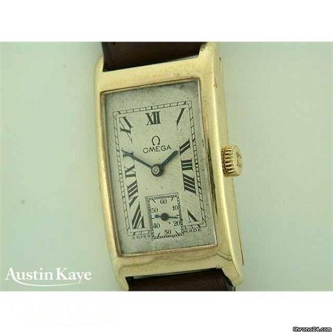 replica Omega 9ct gold manual on strap WATCHES 1 