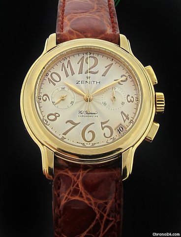 Zenith 18k Yellow Gold ChronoMaster El Primero Watch