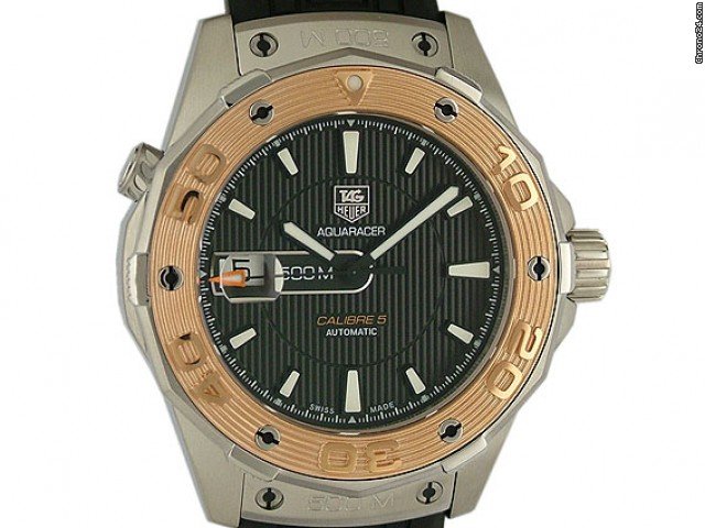 TAG Heuer Aquaracer 500m Caliber 5 Stahl/Rosegold 43mm
