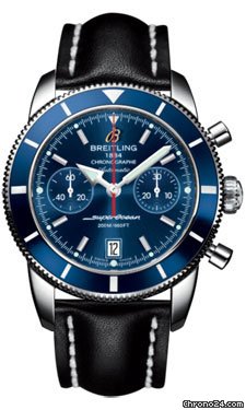 Breitling Superocean Heritage Chronographe 44 Leather Strap