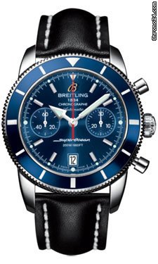 Breitling Superocean Heritage Chronographe 44 Leather Strap