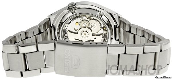 replica Seiko 5 Black Dial Stainless Steel Mens Watch SNK623 WATCHES 1 