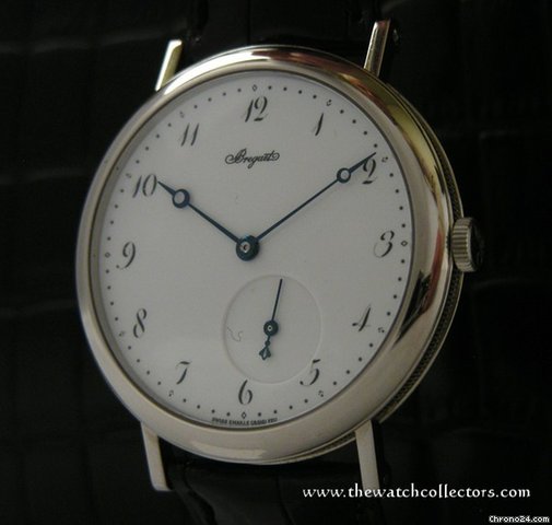 Breguet Classic White Gold Enamal Dial Grand Feu "Ref.5140 BB/12/9W6 . Full Set 2011