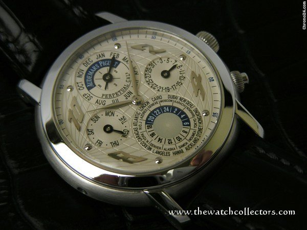 replica Audemars Piguet Platinum Perpetual Calendar Metropolis "Jules Audemars" WATCHES 1 
