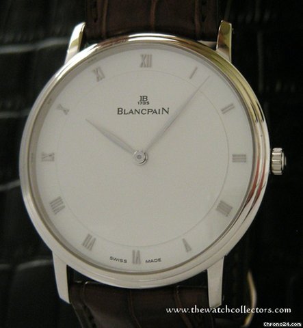 Blancpain Classic Villereret Jumbo Big Size 40 mm White Gold "Full Set"  2005