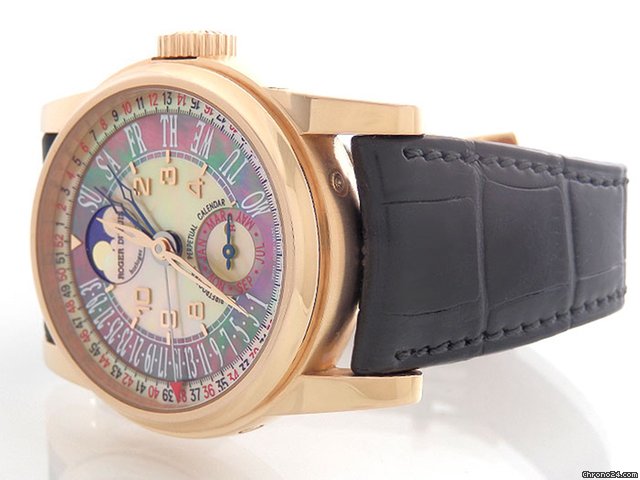replica Roger Dubuis Hommage H43 Perpetual Calendar Rosegold LIMITED EDITION WATCHES 1 