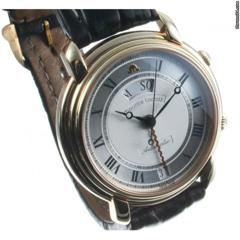 Maurice Lacroix Master Piece Automatik Herren, Weckfunktion 750er Gelbgold
