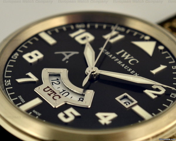 replica IWC Pilot Saint Exupery UTC 18K White Gold LIMITED NEW WATCHES 1 