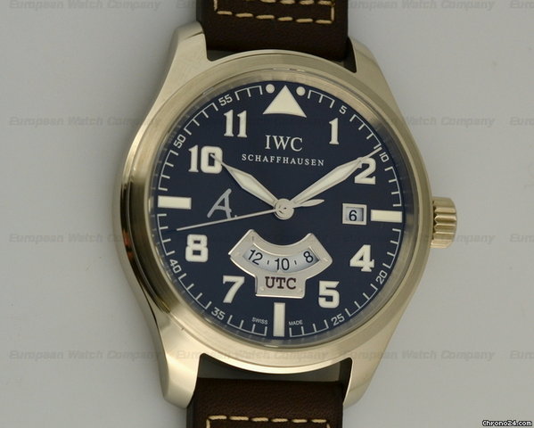 IWC Pilot Saint Exupery UTC 18K White Gold LIMITED NEW