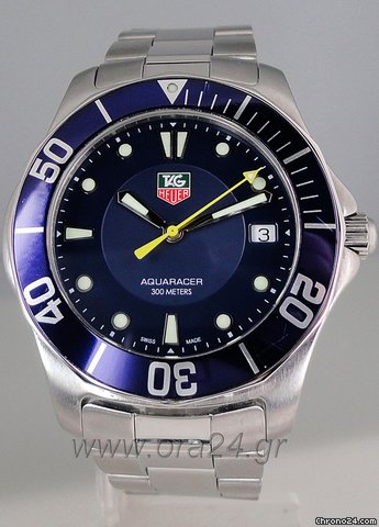 TAG Heuer Aquaracer 300m Blue Dial 39mm 2009