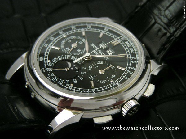 replica Patek Philippe Fine & Rare Chronograph Perpetual Calendar "Ref. 5970 Platinum" Full Set WATCHES 1 