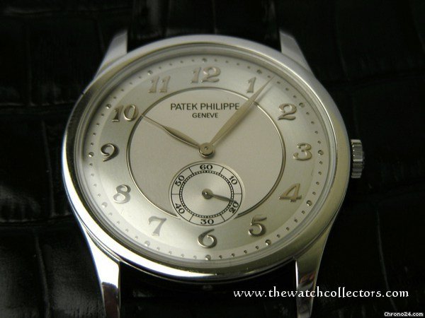 replica Patek Philippe Fine & Rare Platinum Calatrava "Ref.5196" Full Set & Full Serviced by WATCHES 1 