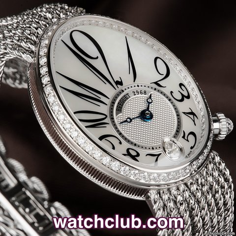 replica Breguet Queen of Naples - 18ct White Gold & Diamonds WATCHES 1 
