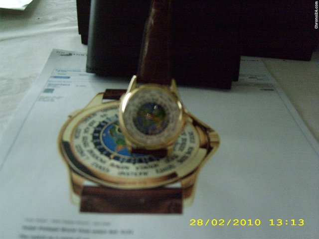 Patek Philippe Weltzeituhr mit Emaille Cloisonne