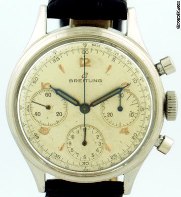 replica Breitling 3 Register Chronograph circa 1950's WATCHES 1 