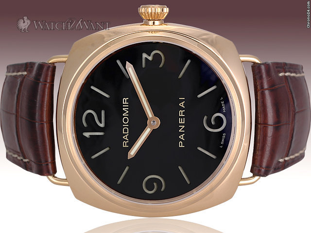 Panerai PAM 231 I - Radiomir Base - 45mm 18k Rose Gold  - Boxes/Papers100% Complete - Discontinued Model