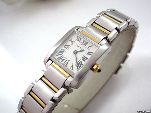 replica Cartier Tank Francaise Stahl /Gold WATCHES 1 