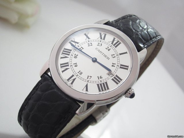replica Cartier Solo Ronde Edelstahl WATCHES 1 