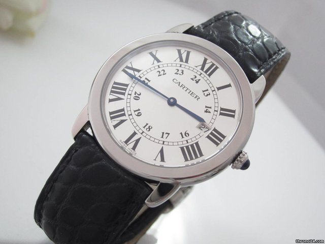 Cartier Solo Ronde Edelstahl