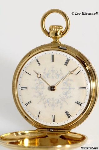 Patek Philippe SELTENE 18Kt GOLD-SAVONETTE MIT CALATRAVA-KREUZ-ZIFFERBLATT