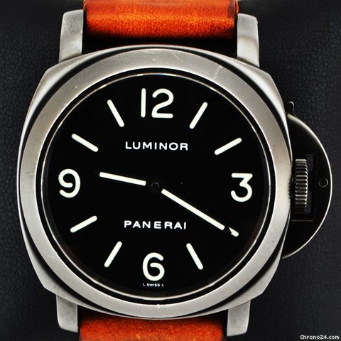 Panerai PAM0009 OP6521 LUMINOR BASE PVD B L DIAL