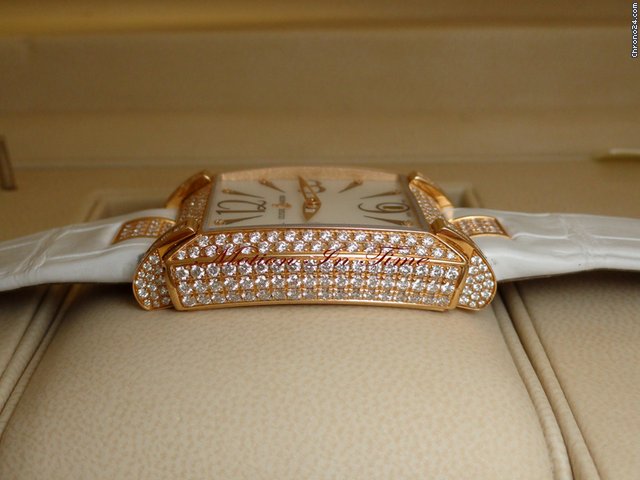 replica Ulysse Nardin CAPRICE LADIES 18KT ROSE GOLD FULL DIAMOND CASE WATCHES 1 