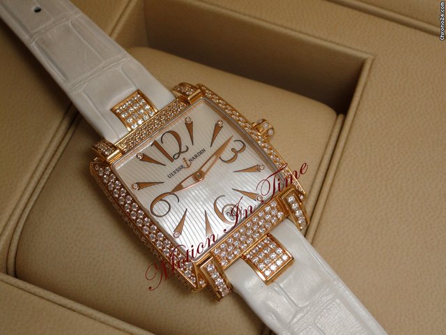 Ulysse Nardin CAPRICE LADIES 18KT ROSE GOLD FULL DIAMOND CASE