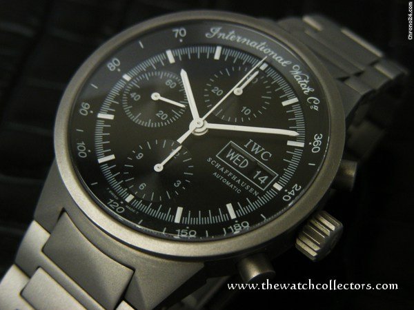 replica IWC GST Aquatimer Chronograph Auto Titanium"Ref.3707" Etat Exceptionnel WATCHES 1 